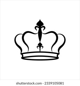 Vector black icon for precious