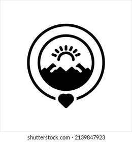 Vector black icon for prefer