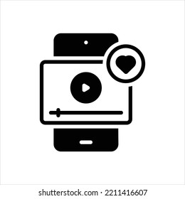 Vector black icon for prefers