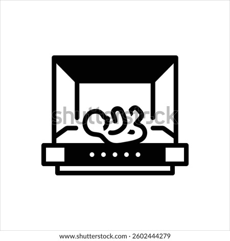 Vector black icon for premature birth