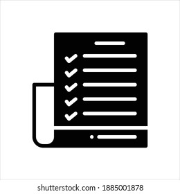Vector black icon for preparation