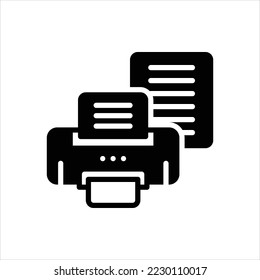 Icono negro vector para las impresiones