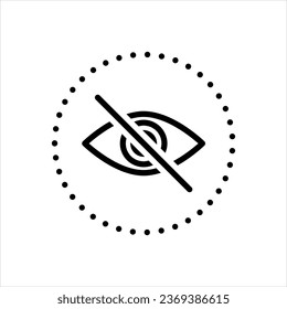 Vector black icon for private 