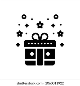 Vector black icon for prize