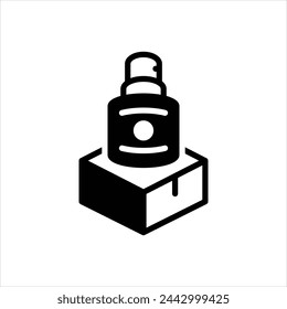 Vector black icon for product
