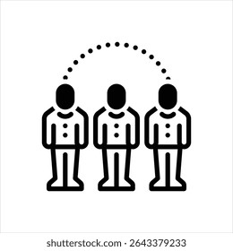 Vector black icon for public image