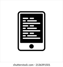 Vector black icon for publishers