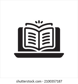 Vector black icon for publishing