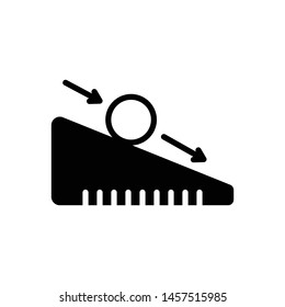 Vector Black Icon Ramp: เวกเตอร์สต็อก (ปลอดค่าลิขสิทธิ์) 1436176757 ...