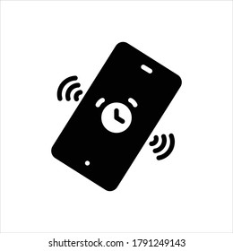 Vector black icon for remind