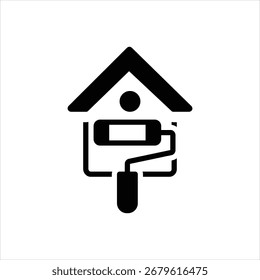 Vector negro icono para la renovación