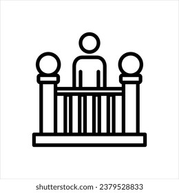Icono negro vector para revelar 