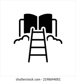 Vector black icon for revelation