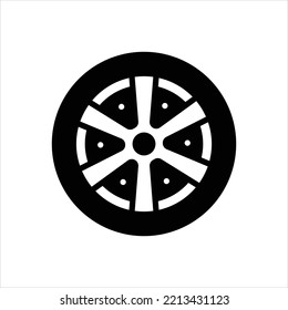 Icono negro vector para borde