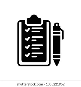Vector black icon for rule