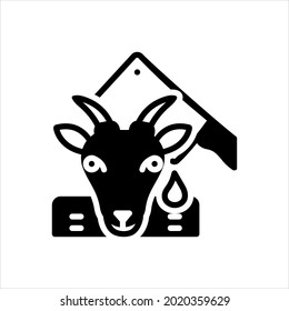 Vector black icon for sacrifice