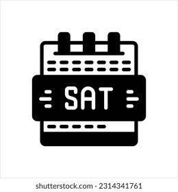 Vector black icon for sat