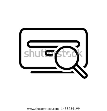 Vector black icon for search