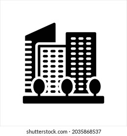 Vector black icon for sector
