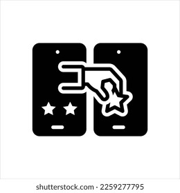 Icono negro vector para compartir