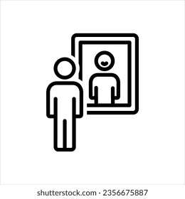 Vector black icon for similar