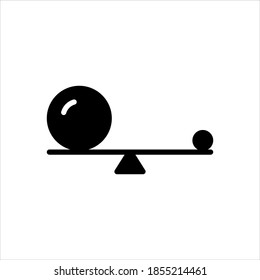 Vector black icon for small