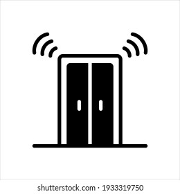 Vector black icon for sophisticated