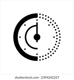 Vector black icon for speed