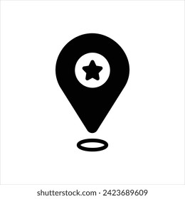 Vector black icon for spot