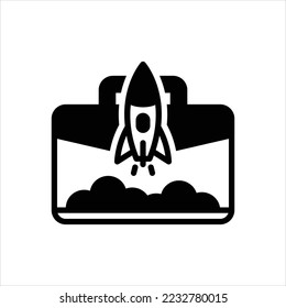 Icono negro vector para el inicio