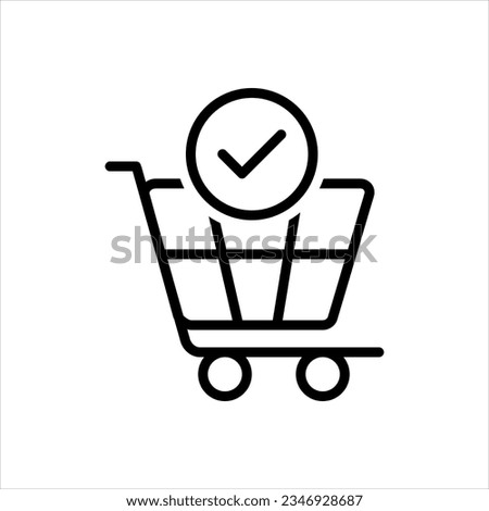 Vector black icon for stock