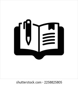 Icono negro del vector para el sujeto