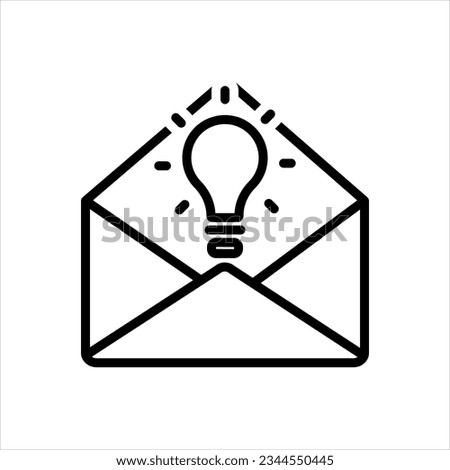 vector black icon for suggestion