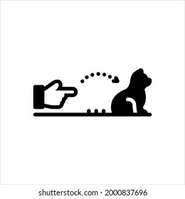 Vector black icon for their