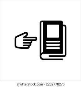 Icono negro vector para aquellos