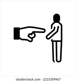 Vektorschwarzes Symbol für dich