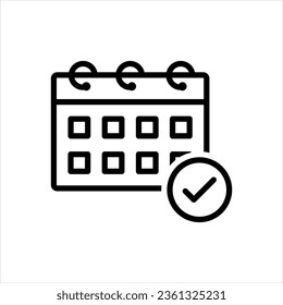 Vector black icon for today