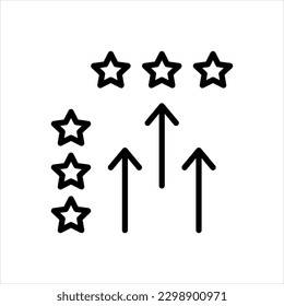 Vector black icon for top