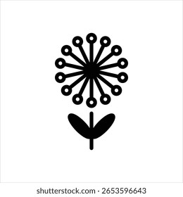 Vector black icon for touch me not