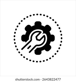 Vector black icon for tuning
