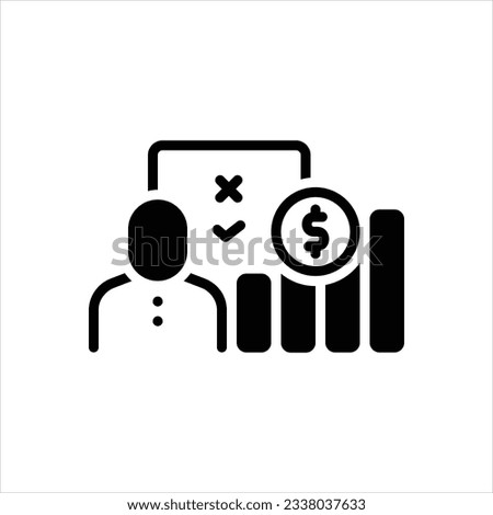 Vector black icon for underlying