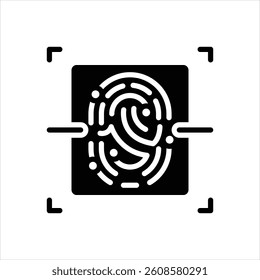 Vector black icon for unique points