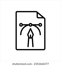 Vektorschwarzes Symbol für ux-Design