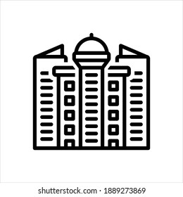 Icono negro vectorial para vancouver