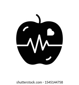 Vector black icon for vital