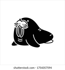 Icono negro vector para la cartera
