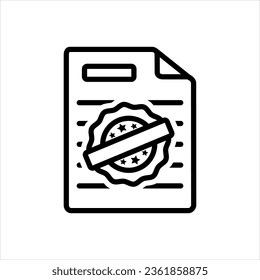 Vector black icon for watermark