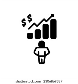 Vector black icon for weblog