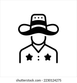 Icono negro vector para occidente