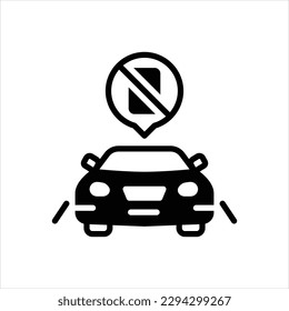 Vector black icon for while